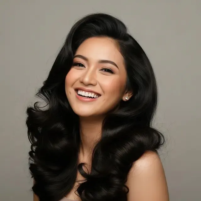 rambut bouncy