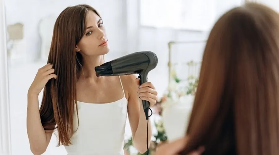 keringkan rambut